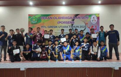 MTs Maskumambang Rebut 6 Trophy di Ajang PORSENI Gresik Utara