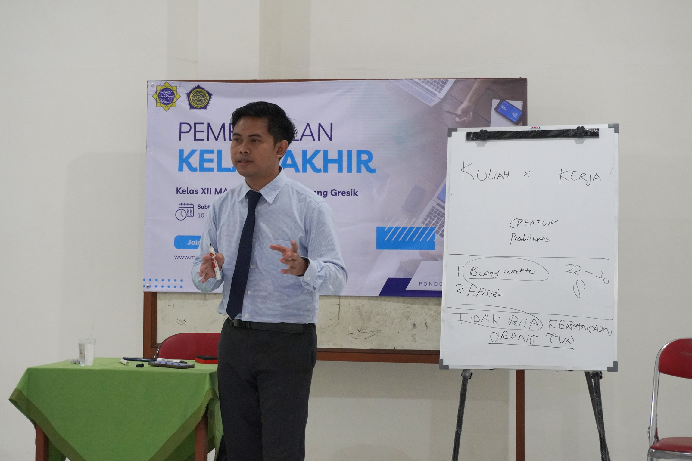 Pembekalan Kelas 12 MA YKUI Maskumambang