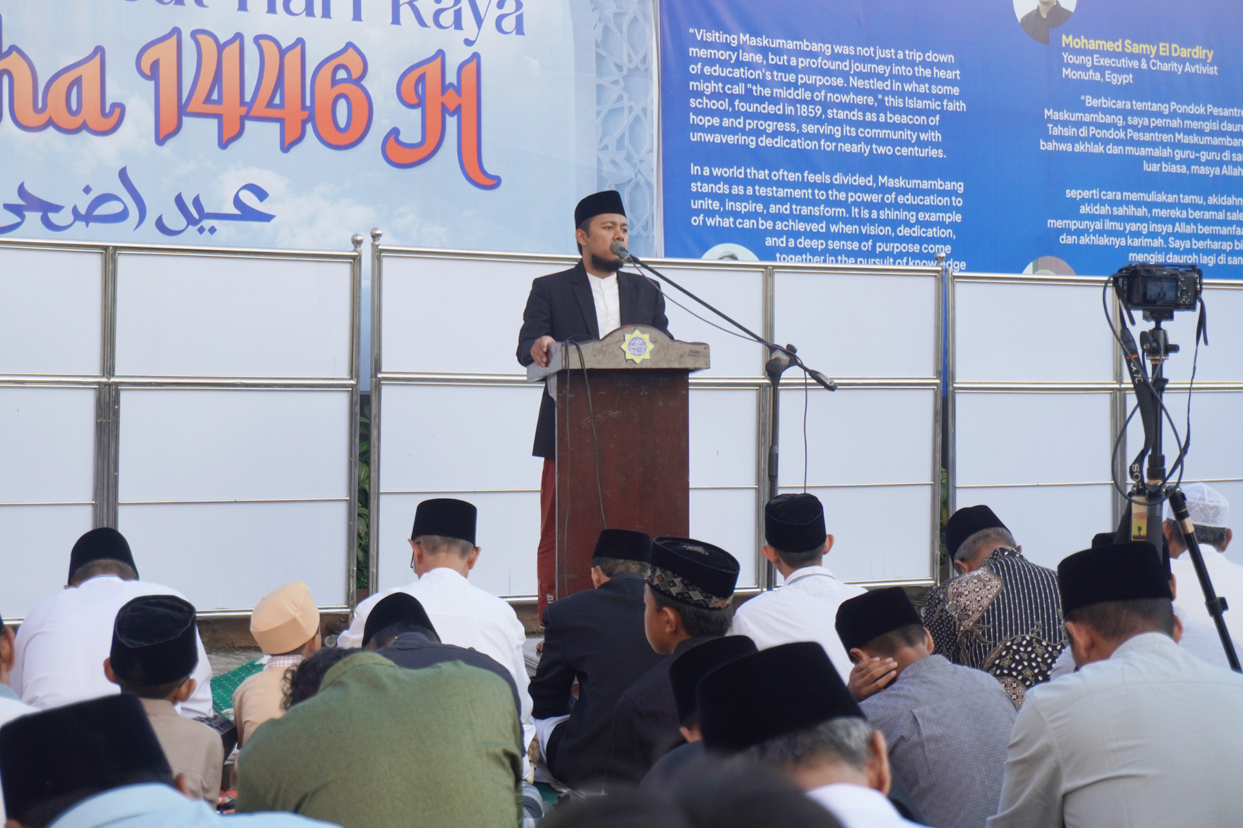 Pelaksanaan Sholat Iduladha di Pondok Pesantren Maskumambang