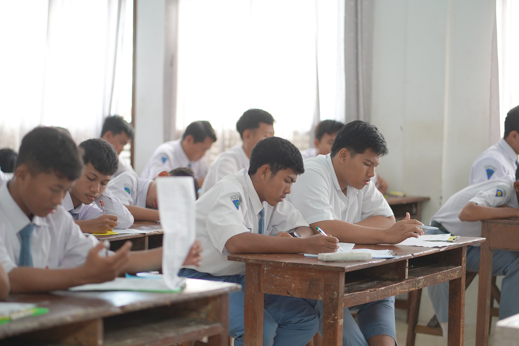 Pelaksanaan Ujian Akhir Semester Serentak Pondok Pesantren Maskumambang
