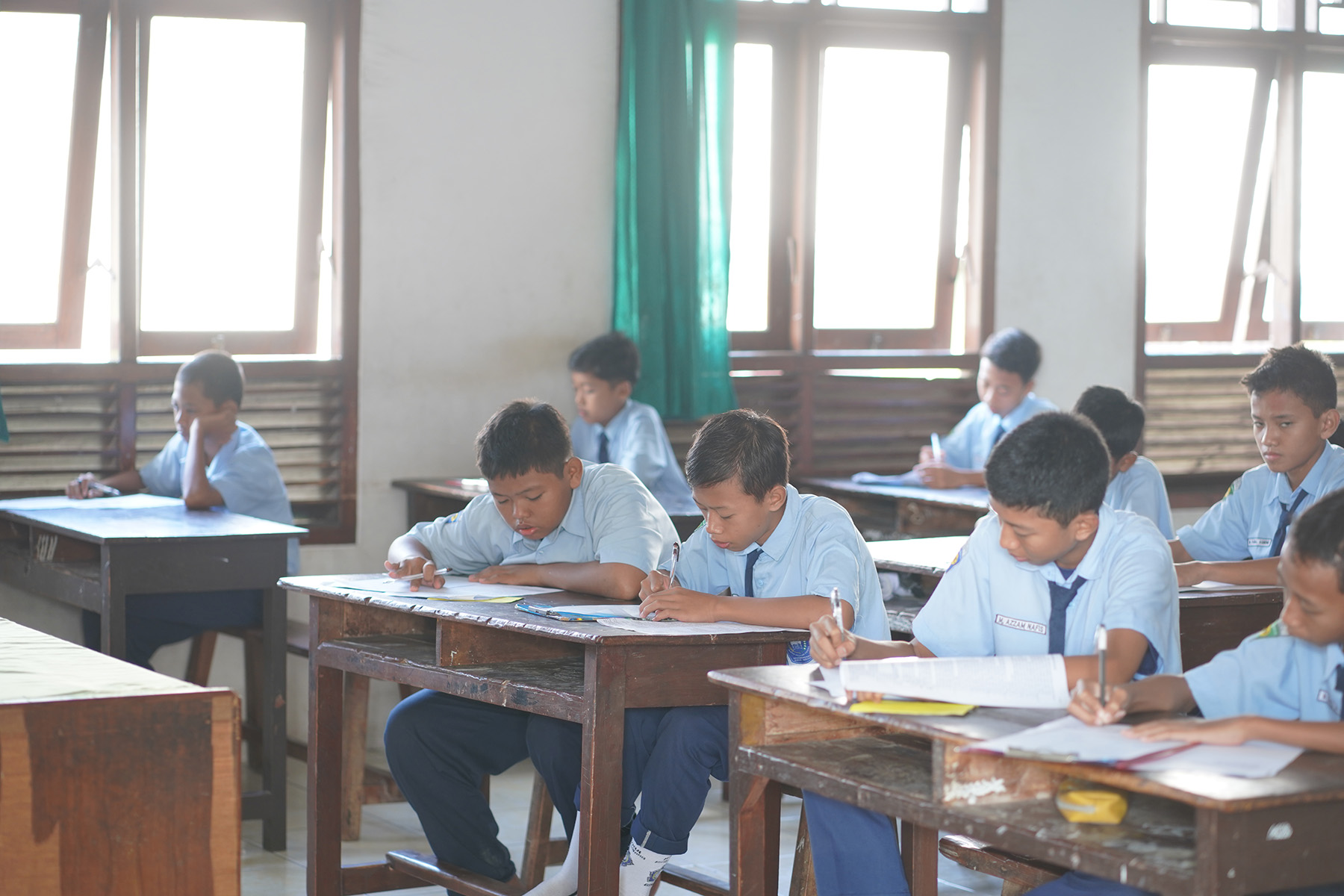 Pelaksanaan Ujian Akhir Semester Serentak Pondok Pesantren Maskumambang