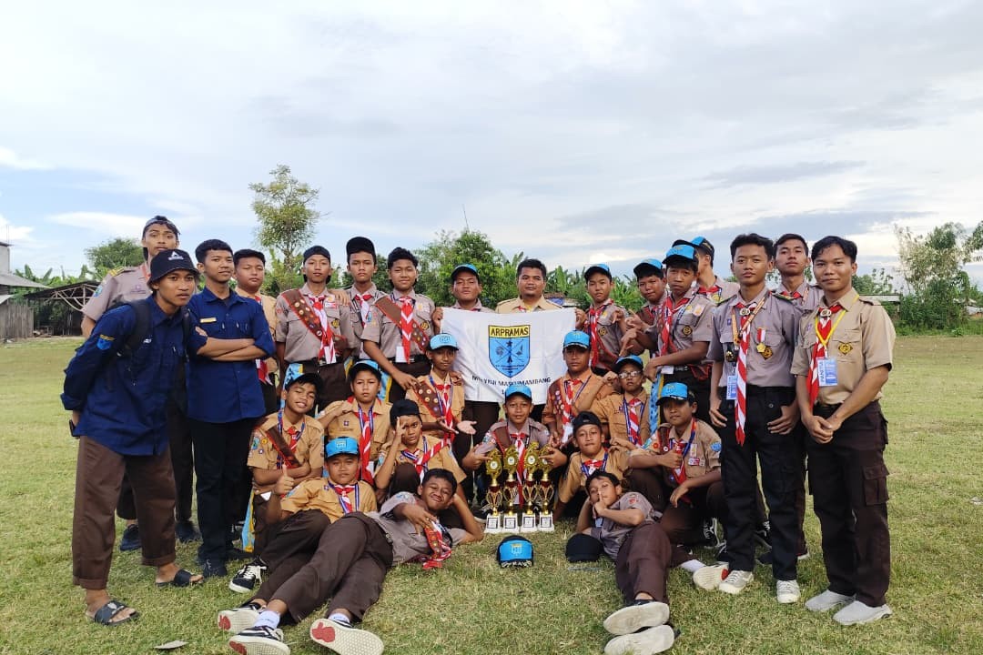 MTs YKUI Maskumambang juara dalam Galaksi Pramuka 2025