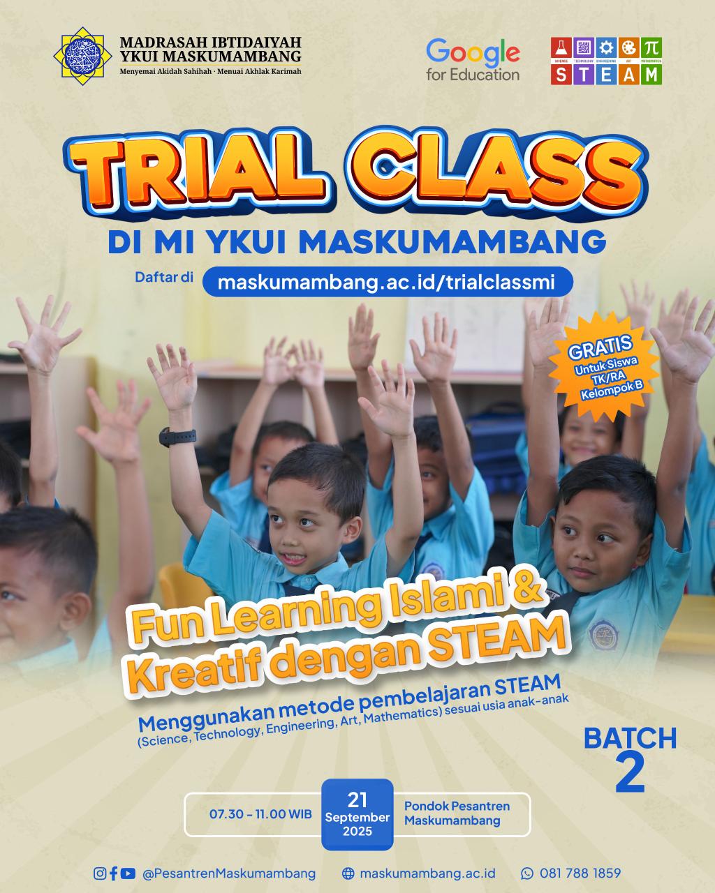 Trial Class MI YKUI Maskumambang