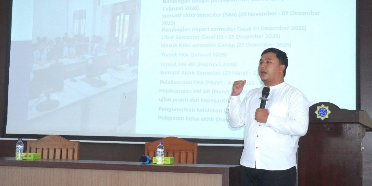 Pertemuan wali santri kelas 9 MTs YKUI Maskumambang