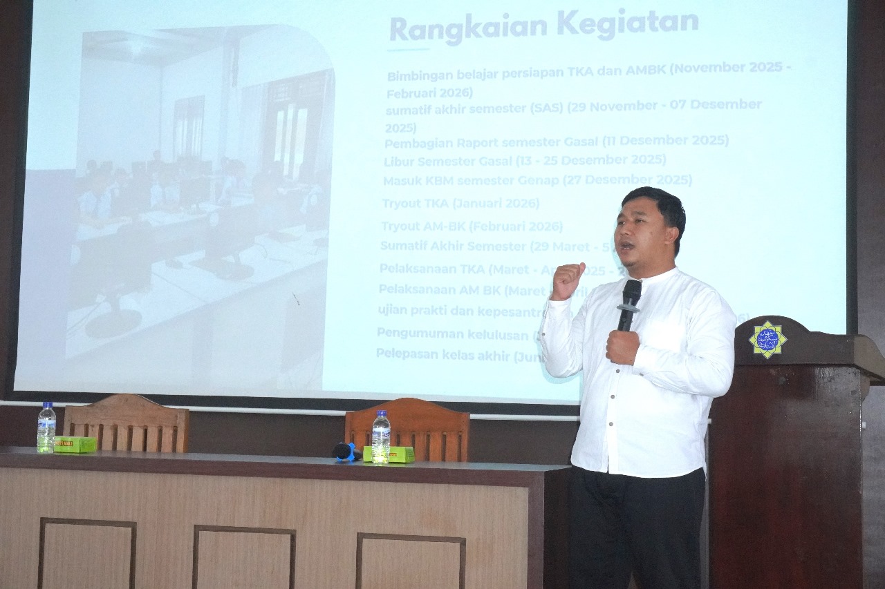 Pertemuan wali santri kelas 9 MTs YKUI Maskumambang