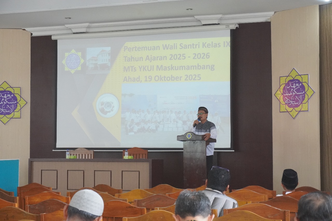 Pertemuan wali santri kelas 9 MTs YKUI Maskumambang