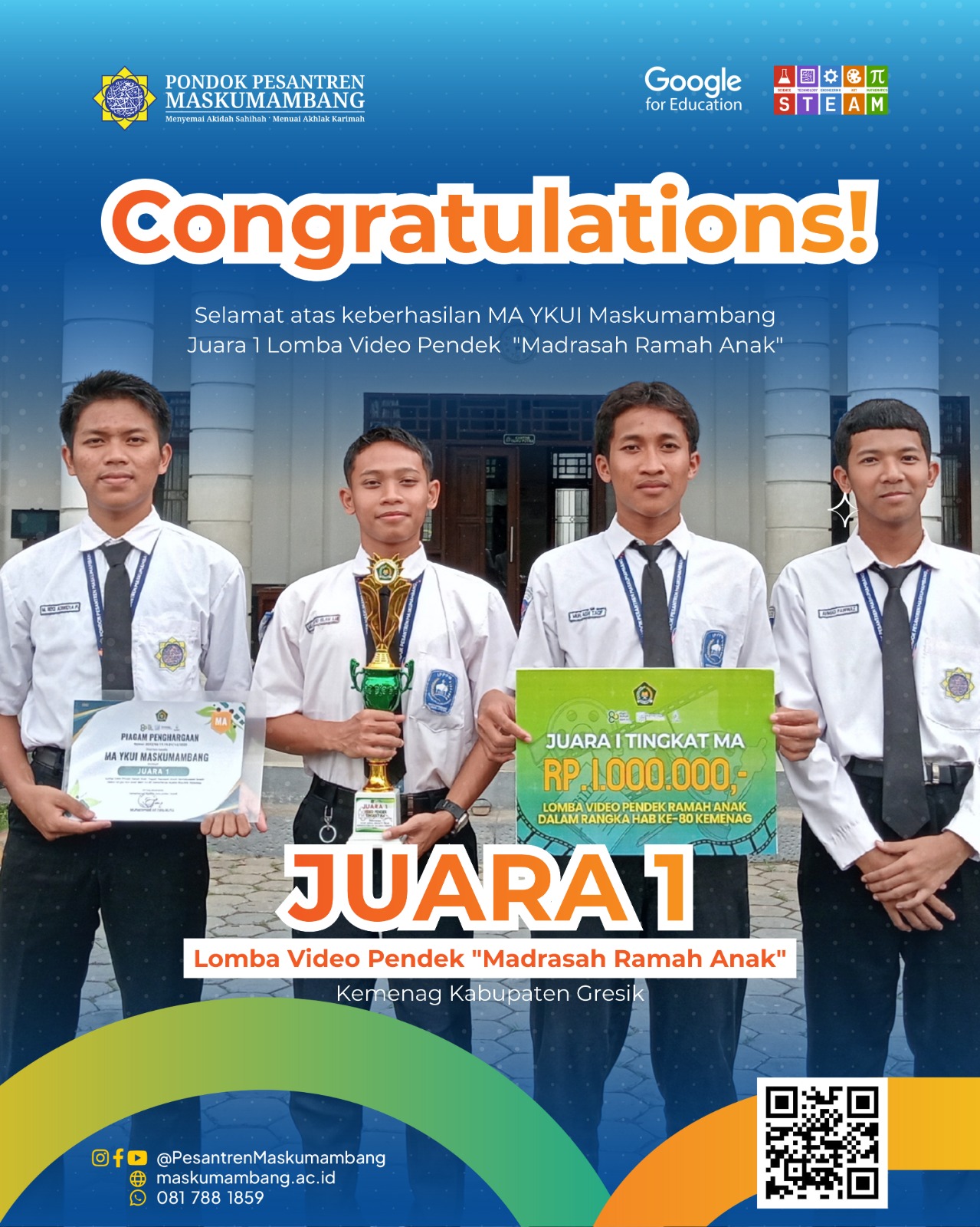 Prestasi MA YKUI Maskumambang