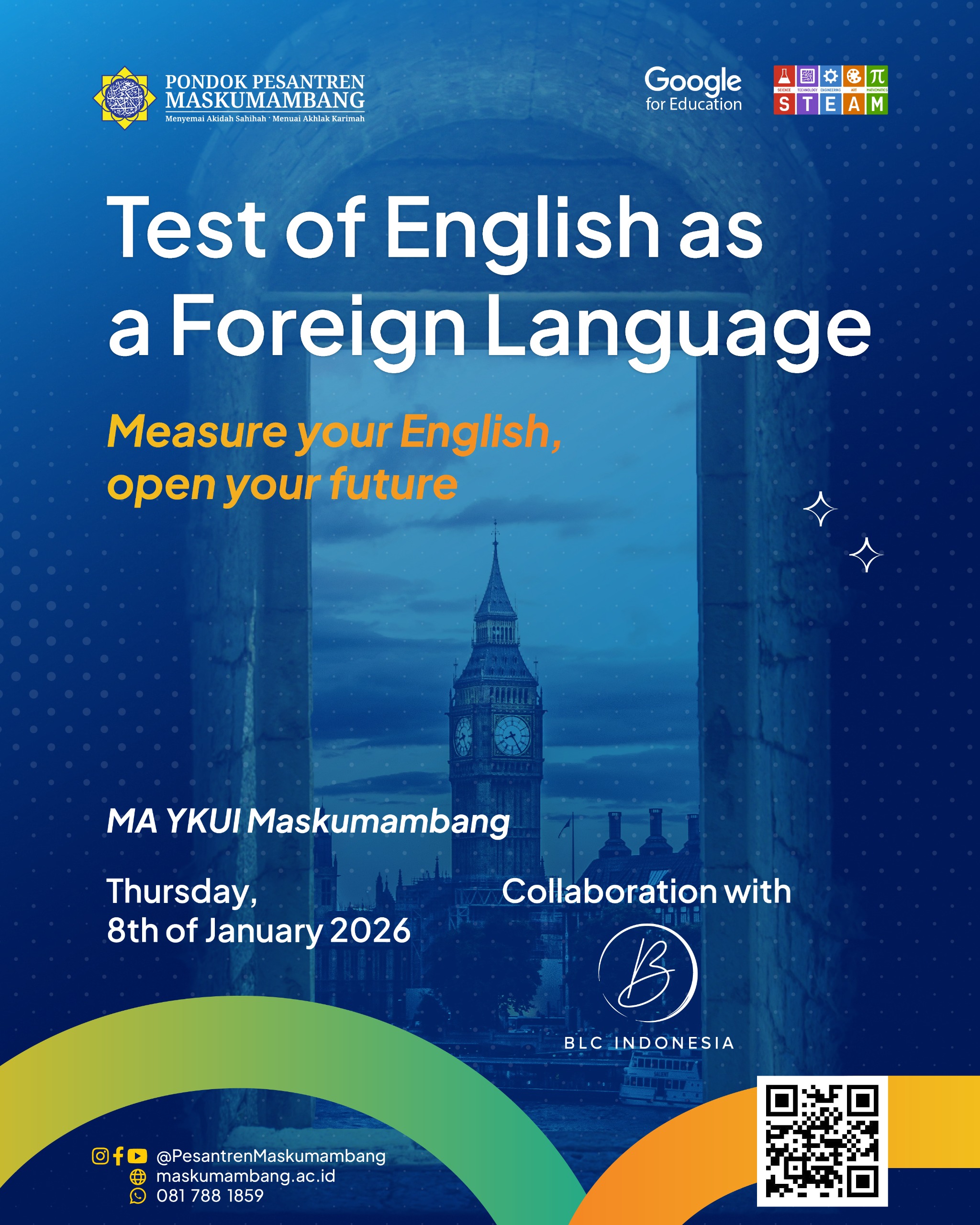 TOEFL Day at MA YKUI Maskumambang