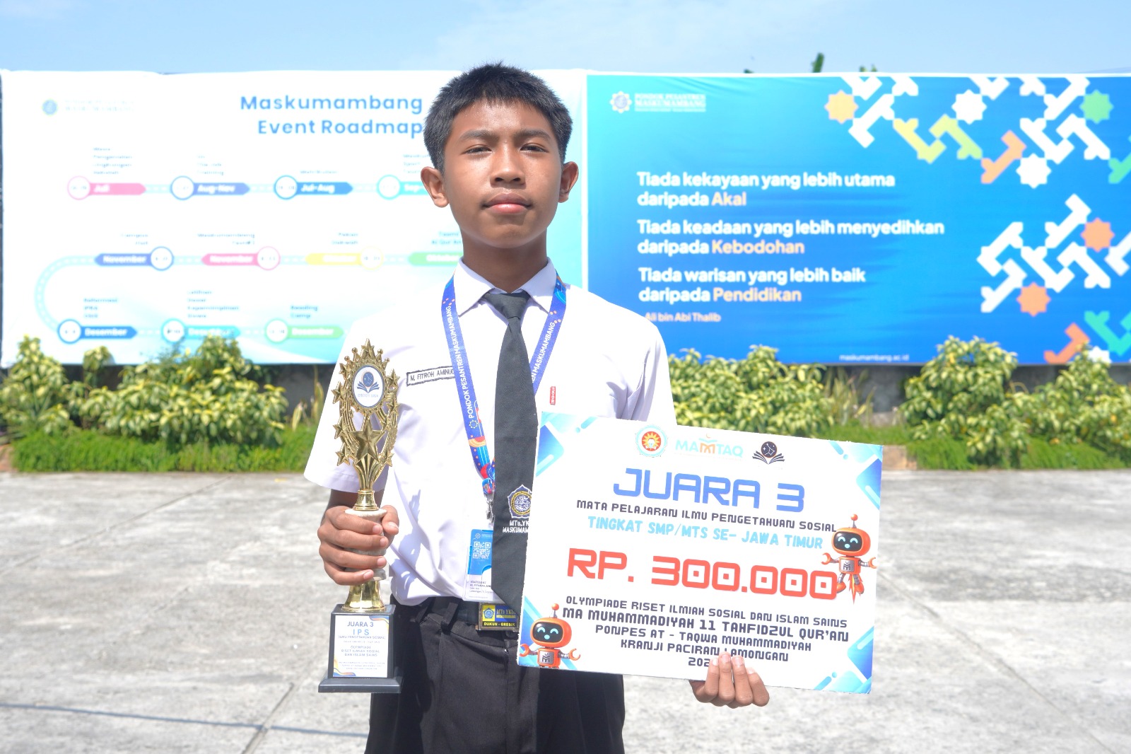 Prestasi santri MTs YKUI Maskumambang