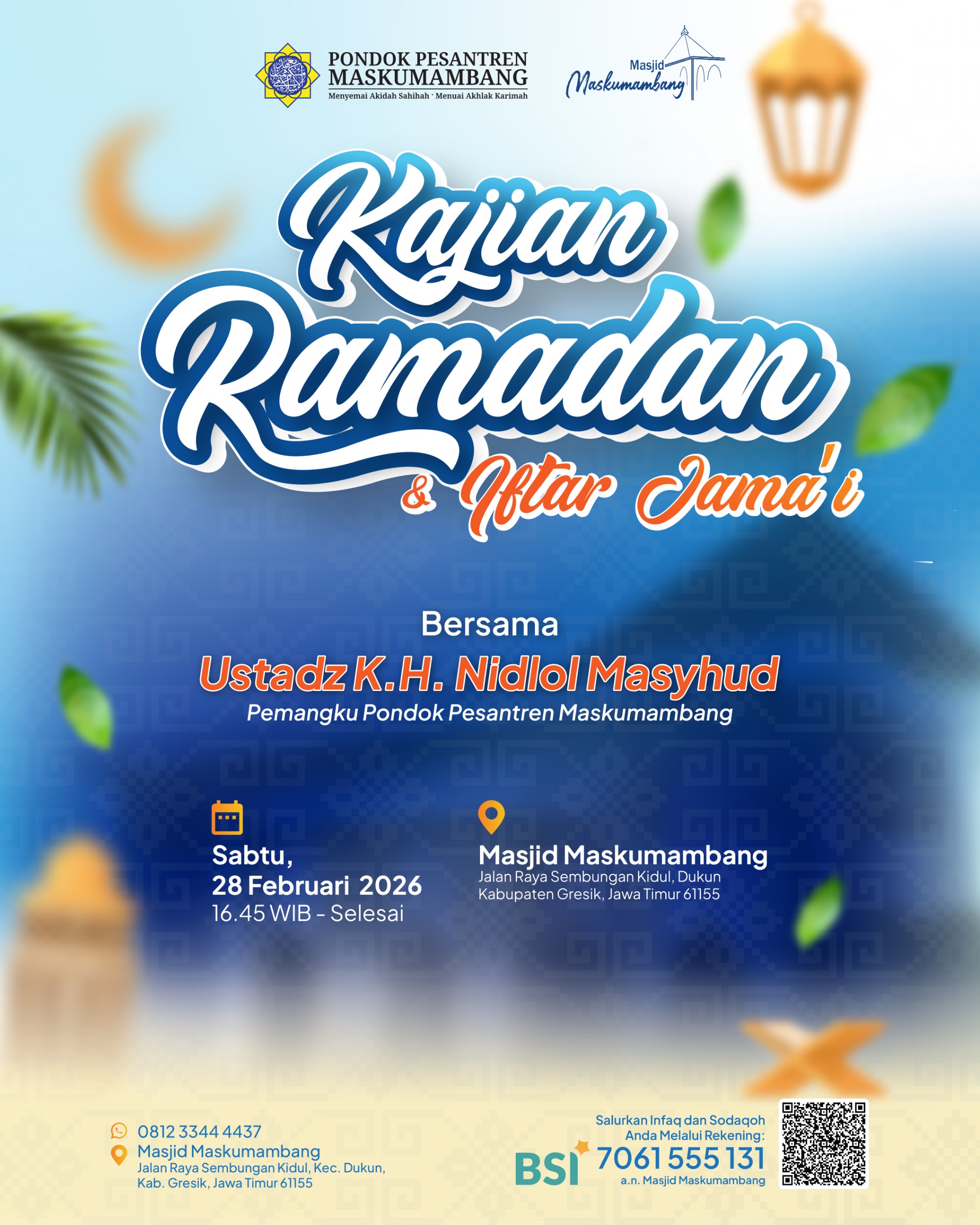 Kajian Ramadan & Iftar Jama'i