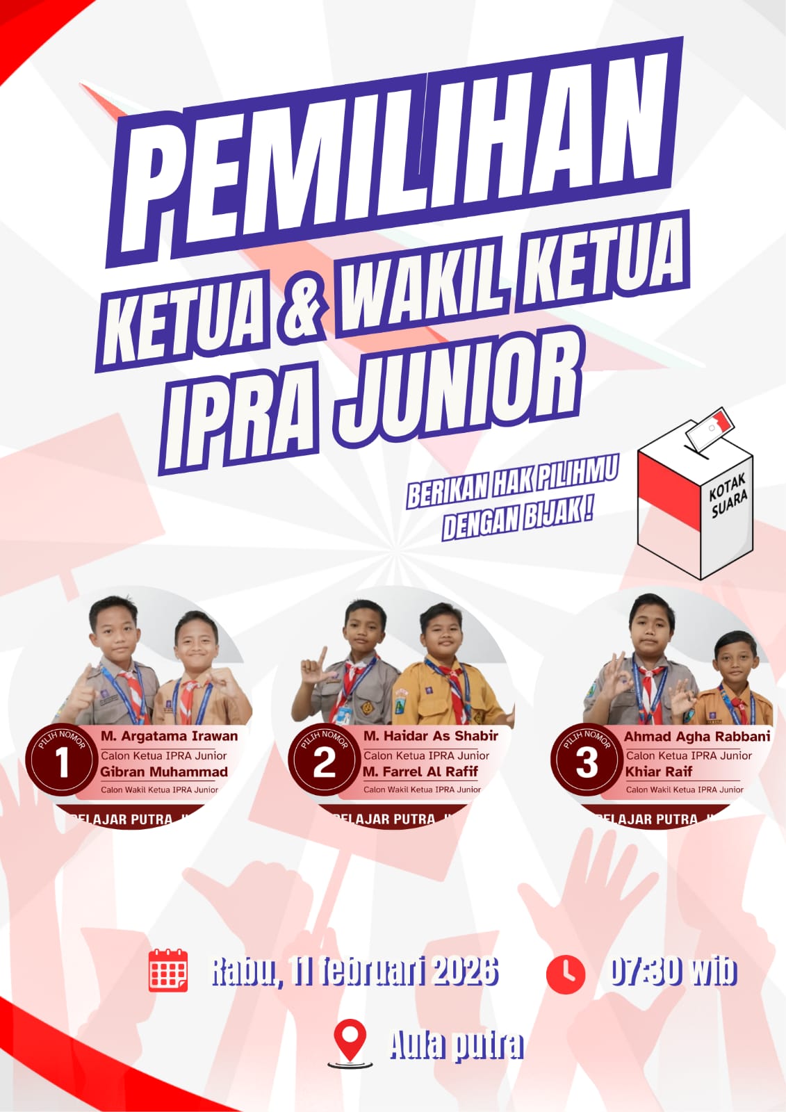 Pemilihan IPRA Junior MI YKUI Maskumambang