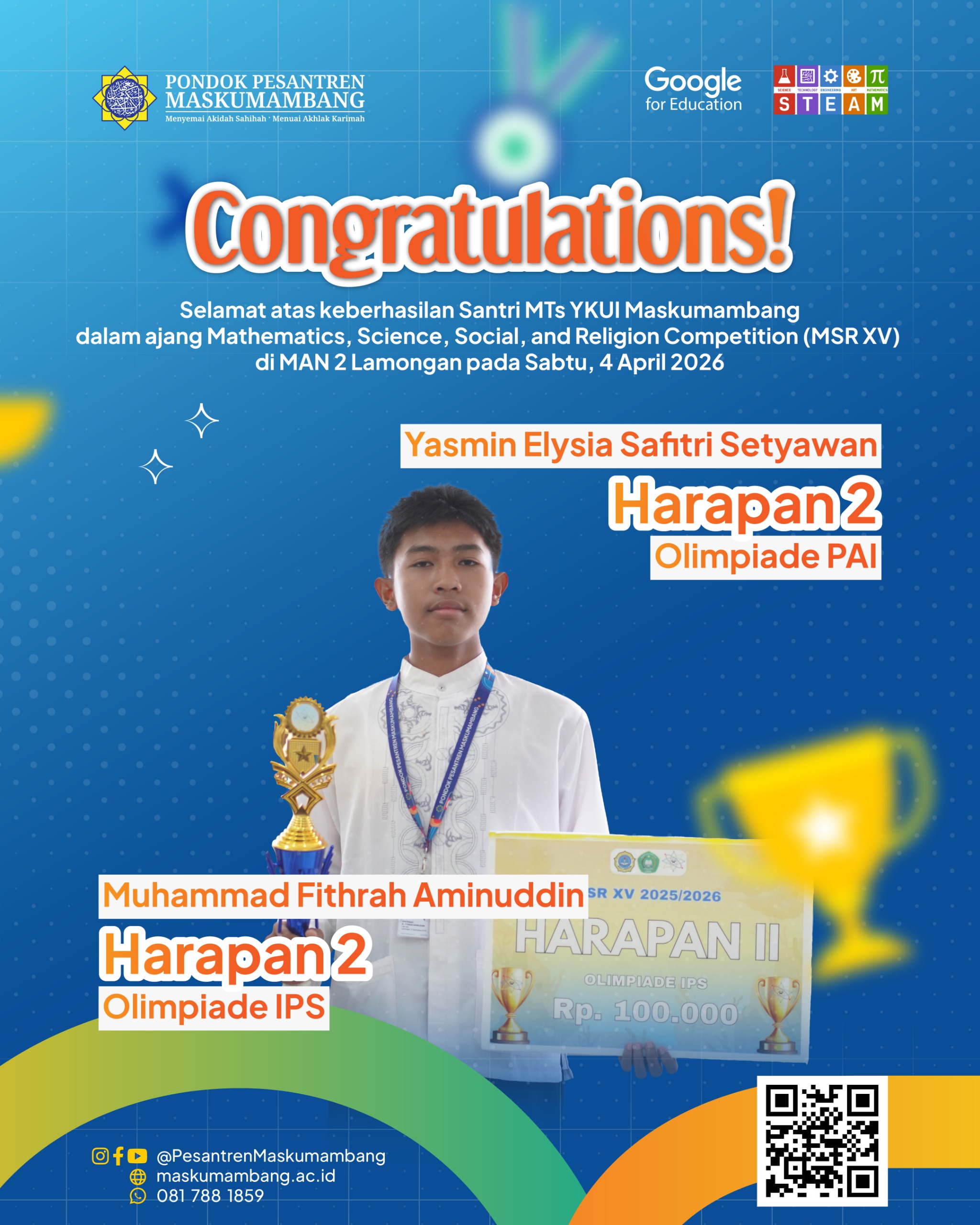 Prestasi MTs YKUI Maskumambang