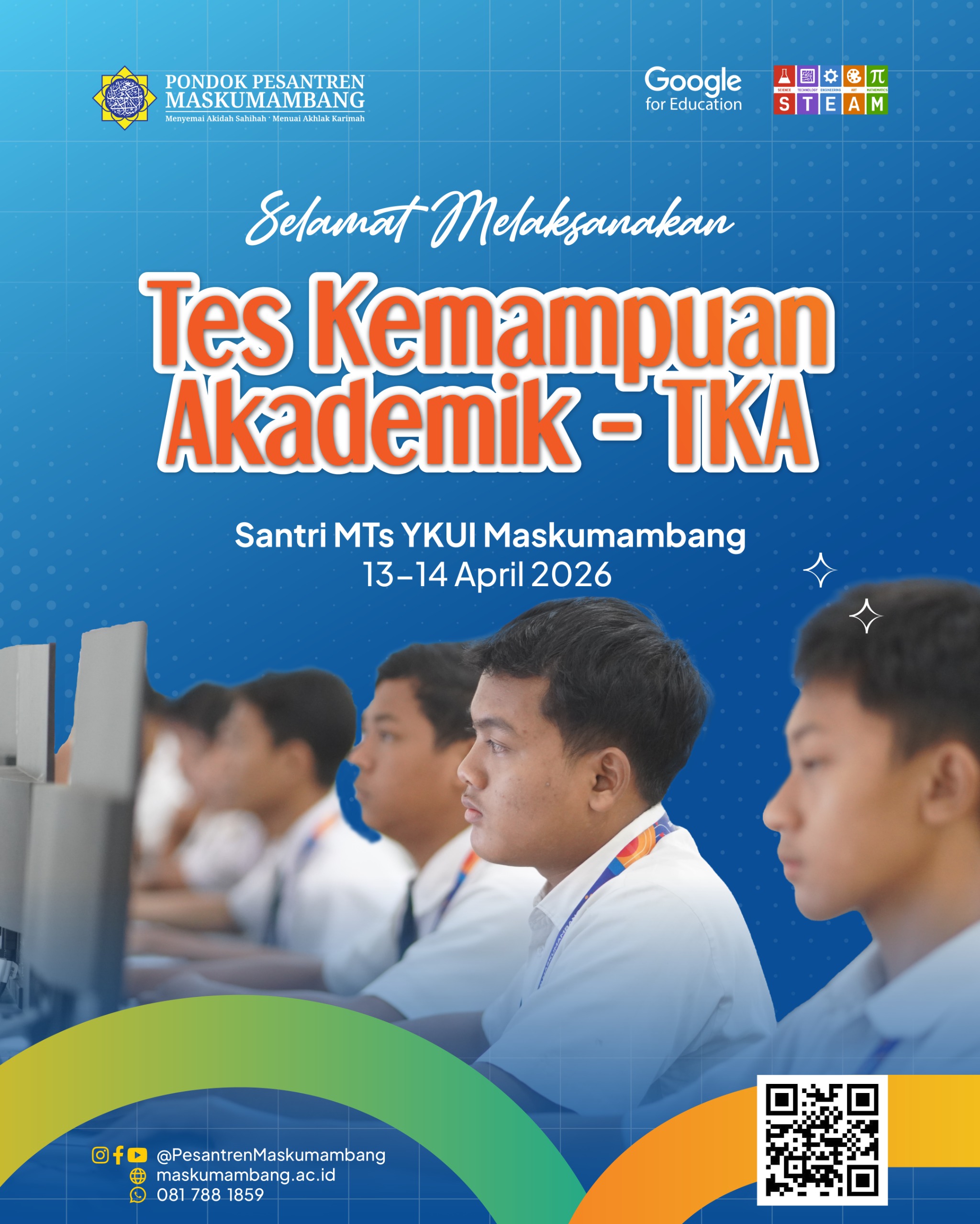 Tes Kemampuan Akademik MTs YKUI Maskumambang