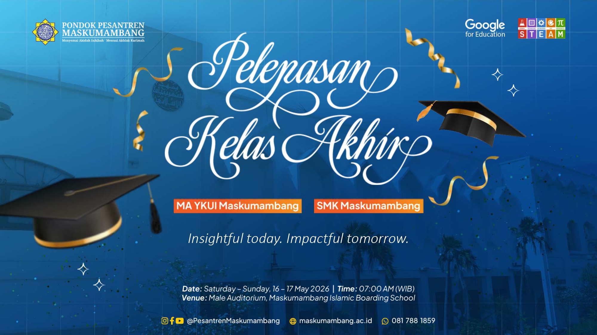 Pelepasan Kelas Akhir MA YKUI Maskumambang - SMK Maskumambang