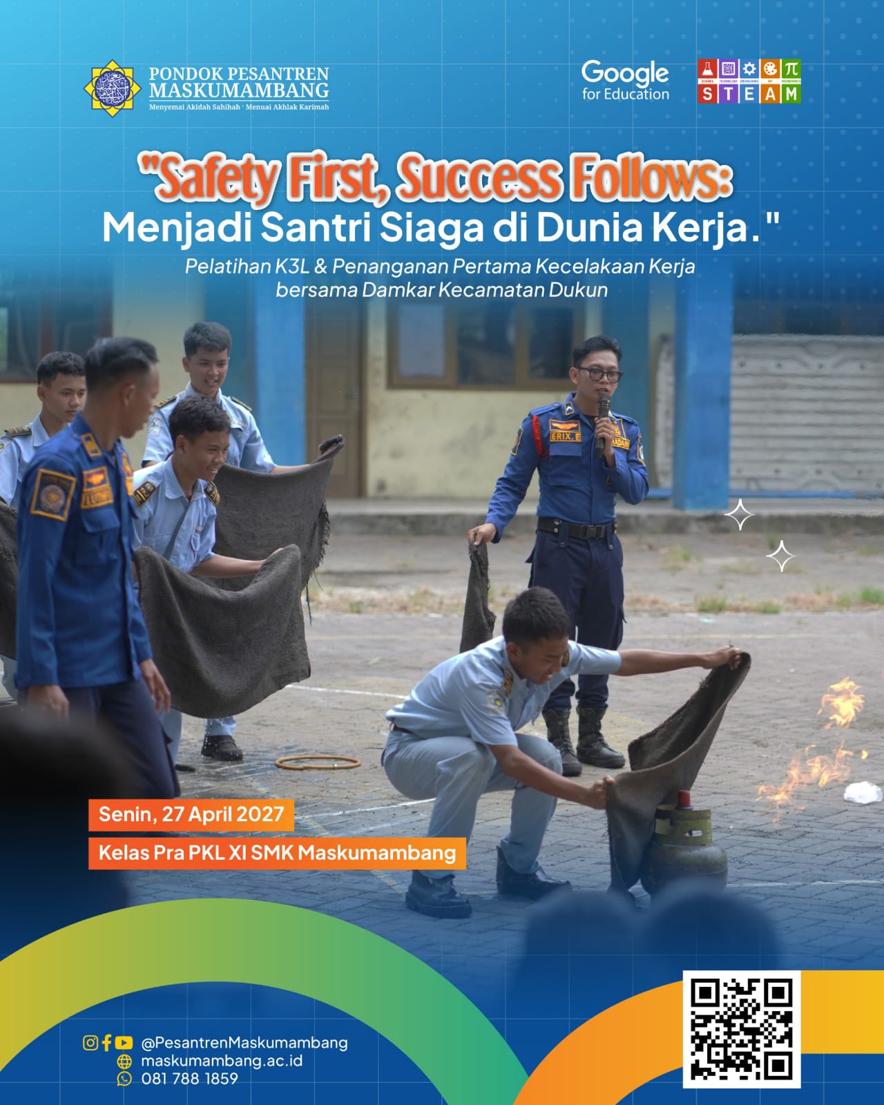 Pra PKL SMK Maskumambang - Pelatihan dan Penanganan Pertama Kecelakaan Kerja