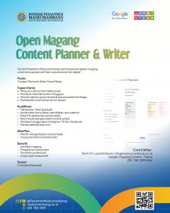 Open Magang Content Planner & Writer